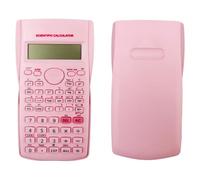 KK-82MS-D Portable Scientific Calculator 240 Function Two Line Display Pink Calculator Professional Scientific Calculators for Students Teachers School College Office Home Study Maths Examination Use