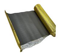 KK Acoustic Sonic Gold Underlay, 3mm Thick, for Wood and Laminate Flooring, Damp-Proof Membrane, Great Sound Insulation