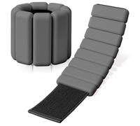 KK Ankle Weights Adjustable Silicone Water Proof Wrist Weights for Men and Women Premium Comfort for Fitness, Therapy & Home Workouts - Set of 2 x 0.5kg (Pair)