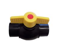 (KK Ball Valve 43mm - 50mm (1.5")) Kockney Koi Yamitsu Ball Valve Solvent Weld Fish Pond Filter Flow Control