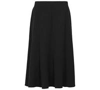 KK Fashion Lines Ladies Long Maxi Skirt 31 Inch 8 Panels Elasticated Waist Sizes 10 to 24 (Black, 20)