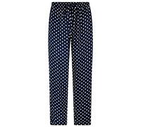 KK Fashion Lines Women's Fully Elasticated Waist Loose Fit Wide Leg Palazzo Trousers (Black Polka Dots, Medium)