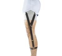KK & Jay Supply Co. Sockless Shirttail Garters - Black - 1 Size