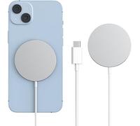 KK KENIK 15W Magnetic Wireless ChargerMFi Certified: Magnetic Base to USB-C Charging Cable - 1m/3.3ft】compatible with iPhone 16e/15/14/13/12/11/16Pro/16Pro Max/13Mini,Portable Charging Dock,
