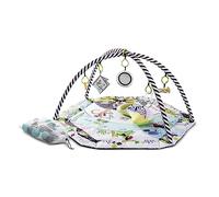 Kinderkraft Baby Playmat SMARTPLAY, Activity Play Gym, with Adjustable Fitness Frame, Playpen Function, Hanging Rattle, 5 Toys, 30 Balls, for Newborn