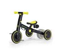 KK Kinderkraft KR4TRI00BLK0000 Kinderkraft 3-in-1 4TRIKE, Lightweight Slide, Balance Bike, Foldable, Ergonomic Saddle, from 12 Months to 5 Years, Black