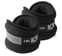 KK Neoprene Ankle Straps Pair - Adjustable Straps for Ankle - Leg Weights Pair for Exercise - Adjustable Leg Straps with Neoprene Padding for Walk, Running, Workouts, & Training
