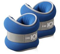 KK Neoprene Ankle Straps Pair - Adjustable Straps for Ankle - Leg Weights Pair for Exercise - Adjustable Leg Straps with Neoprene Padding for Walk, Running, Workouts, & Training