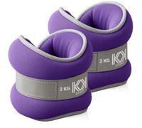 KK Neoprene Ankle Straps Pair - Adjustable Straps for Ankle - Leg Weights Pair for Exercise - Adjustable Leg Straps with Neoprene Padding for Walk, Running, Workouts, & Training