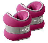 KK Neoprene Ankle Straps Pair - Adjustable Straps for Ankle - Leg Weights Pair for Exercise - Adjustable Leg Straps with Neoprene Padding for Walk, Running, Workouts, & Training