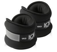 KK Neoprene Ankle Straps Pair - Adjustable Straps for Ankle - Leg Weights Pair for Exercise - Adjustable Leg Straps with Neoprene Padding for Walk, Running, Workouts, & Training