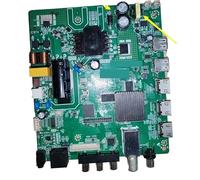 KK.RV22.802 Three In One TV Motherboard WiFi Network 4-core 1g+8G DVB-T2 30-84V 25W Or 60-110v 45w Power board replacement(45w 1920X1080)
