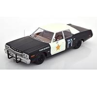 KK-Scale 1/18 Dodge Monaco Bruce Brothers 1974 Dodge Monaco Blues Mobile Car [Parallel Import Product]
