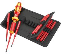 Wera 15 Piece VDE Torque 1.2Nm-3Nm Kraftform Kompakt Screwdriver Set, 059291