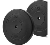 KK Vinyl Weight Plate Set. For 1 Inch Barbell Bar Dumbbells Weight Disc Pair. 2 x 2.5kg, 5kg or 20kg Barbell Weight Plates. Dumbbell Plates for Home or Gym Training or Weightlifting. (2 X 20kg)