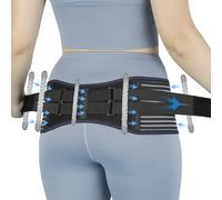 KkaFFe Back Support Sacroiliac Hip Belt, Lower Back Support Brace for Women and Men, Waist Belt, Sacroiliac SI Joint - Trochanter Belt, Non-Slip and Adjustable & Breathable Pain Relief Brace