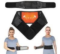 KkaFFe Back Support with Magnet, Tourmaline Magnetic Back Braces for Lower Back Pain Relief, Self Heating & Soothing Back Support Belt, Lumbar Support Belt for Herniated Disc/Sciatica (Large)