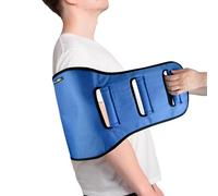 KkAFFe Transfer Sling for Patient,Patient Lift for Lifting Seniors，Transfer Belt with Porous Handle，Transfer Boards for Wheelchair Seatbelt Lift Assist Devices Gate Belts Medical for Elderly（Blue）