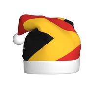 KKAFGBV Classic Democratic Republic of Timor-Leste Printed Santa Hat - Unisex, perfect for Christmas and New Year parties