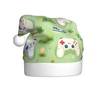 KKAFGBV Classic Gamepad in the grass Printed Christmas, for Christmas Party Supplies and Gifts, Winter Snow Hat