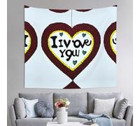 KKAFGBV Love confessions Printed Wall Tapestry Wall Decoration - Fashionable Home Decoration for Living Room, Bedroom