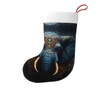 KKAFGBV Personalized Eerie Elephant Printed Christmas Stockings â€“ Family Holiday Party Decorations & Fireplace Hangings