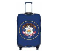 KKAFGBV Utah Flag Printed Suitcase Cover-Resistant for 18-22 Inch Wheeled Suitcases, Must-Have Travel Essential