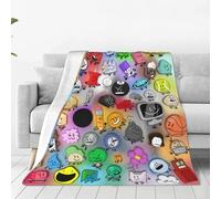 KKARNXOR BFDI-Battle for Dream Blanket Throw Blankets for Girls Boys Adults Lightweight Soft Cozy for Sofa Couch Bed Room Travel Funny Decor 50"x40"