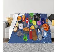 KKARNXOR BFDI-Battle for Dream Blanket Throw Blankets for Girls Boys Adults Lightweight Soft Cozy for Sofa Couch Bed Room Travel Funny Decor 60"x50"