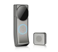 KKB Wireless Doorbell, Home Waterproof Door Bell, Easy Installation, Adjustable Volume, LED Flash, 38 Chimes, 5-Level Loud Doorbell