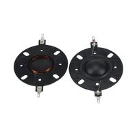 KKBPCB 25.4mm coil Black Horn Tweeter Silk diaphragm film treble 8OHM 25.5 Core 6OHM 8OHM Speaker Repairs(6PCS)