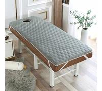KKCD 1.2/1.6/2/2.4In Thick Memory Foam Mattress Topper for Massage Table,Spa Bed Mattress with Breathe Hole,Square/Round/Trapezoidal Head Massage Accessories Protective Pad,6cm/2.4in,T 60x180cm