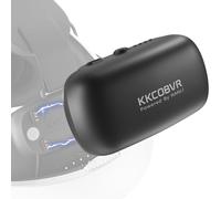 KKCOBVR Black P2 Battery with 10000mH Fits for KKCOBVR Q3PRO/ Q2PRO/ O2/ P4 Battery Head Strap Compatible for Quest 3/Quest 3S/2/PRO