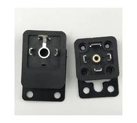 KKCZOFMJ 10 pcs/lot Solenoid DIN43650A Socket pin Connector Junction Box Square Base(B type)