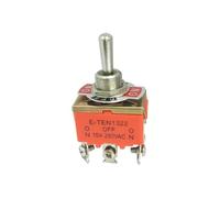 KKCZOFMJ 1pc E-TEN1021 1121 1122 1221 1321 1322 Series Orange Toggle Switch 15A 250VAC ON Off ON 2/3 Positions 2/3/4/6 Pins(E-TEN1322 6Pins)