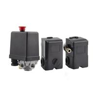 KKCZOFMJ 1pcs 220V Heavy Duty Air Compressor Pressure Switch Control Valve Automatic Trip 90-120PSI 1/4 Port for Small Compressing Machine(2 Inch)