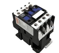 KKCZOFMJ 3 Phase Motor Magnetic Contactor Relay 12A 3P 3 Pole 1NO AC 24V 110V 220 Volts 380V Coil CJX2-1210 35mm Din Rail Mounting(220vac)