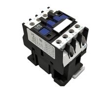KKCZOFMJ 3 Phase Motor Magnetic Contactor Relay 12A 3P 3 Pole 1NO AC 24V 110V 220 Volts 380V Coil CJX2-1210 35mm Din Rail Mounting(220vac)