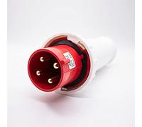 KKCZOFMJ Industrial Connector Plug 4P 63A 380V-415V 3P+E 6h IP67