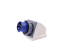 KKCZOFMJ IP67 Waterproof Industrial Apparatus Reverse Plug 16A 32A 3Pole 4Pole 5Pin Wall Mount Plug Panel Mount Plug Connector 220 380V(Wall Plug 3P 32A)