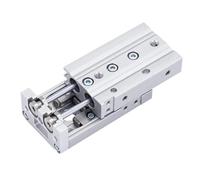 KKCZOFMJ Precision Pneumatic Slide Cylinder MXS/HLS6/8/10/12/16/20 Air Slide Table Pneumatic SMC Small Straight line with Guide Track 50mm stroke