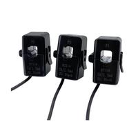 KKHCMZPI 3PCS split core current transformer single phase CTS with mA output KCT10 5A-75A(3PCS 5A 2.5mA)