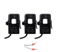 KKHCMZPI 3PCS Split Core Current Transformers Single Phase With Output KCT10 5A-75A(3PCS 50A 50mA)