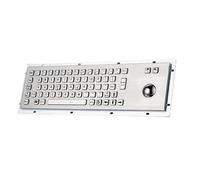 KKHIUHU 304 Stainless Steel Trackball Keyboard, All-in-One Industrial Mouse and PC Keyboard(PS2)