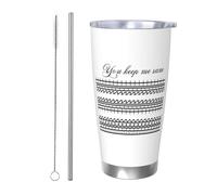 KKIIOEXX You Keep Me Sane Hidden Message Personalized Stainless Steel Tumbler with Straw and Lid,Custom Water Coffee Tumbler Travel Cup Great Gag Gift Idea for Coworker Bestie Mom, Sister, BFF