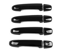 KKIUDVC for Auris E180 2013-2018 Single Hole Door Handle Chrome Trim Anti-Scratch Protector Bowl Outer Door Handle(Bright Black)