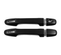 KKIUDVC for Auris E180 2013-2018 Single Hole Dual-Smart Door Handle Chrome Trim Anti-Scratch Protector Outer Door Handle(2 Doors Matte Black)