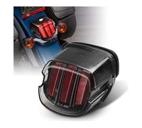 KKIXAPM Rear Tail Light Brake Light For Dyna Ro&ad King So&ftail Touring Motorcycle Tail Light Smoke Lens Brake Plate Lamp Rear Stop Accessories