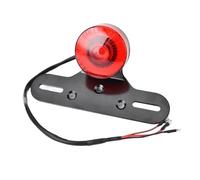 KKIXAPM Rear Tail Light Brake Light For XL883 XL1200 Bobber Motorcycle Red Rear Tail Light Stop Lamp Plate Mount