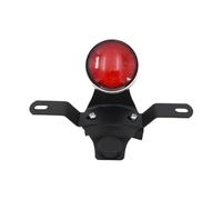 KKIXAPM Rear Tail Light Brake Light Motorcycle Modified Aluminum Alloy CNC Rear Tail Lamp Plate Brake Light Motorbike Accessories